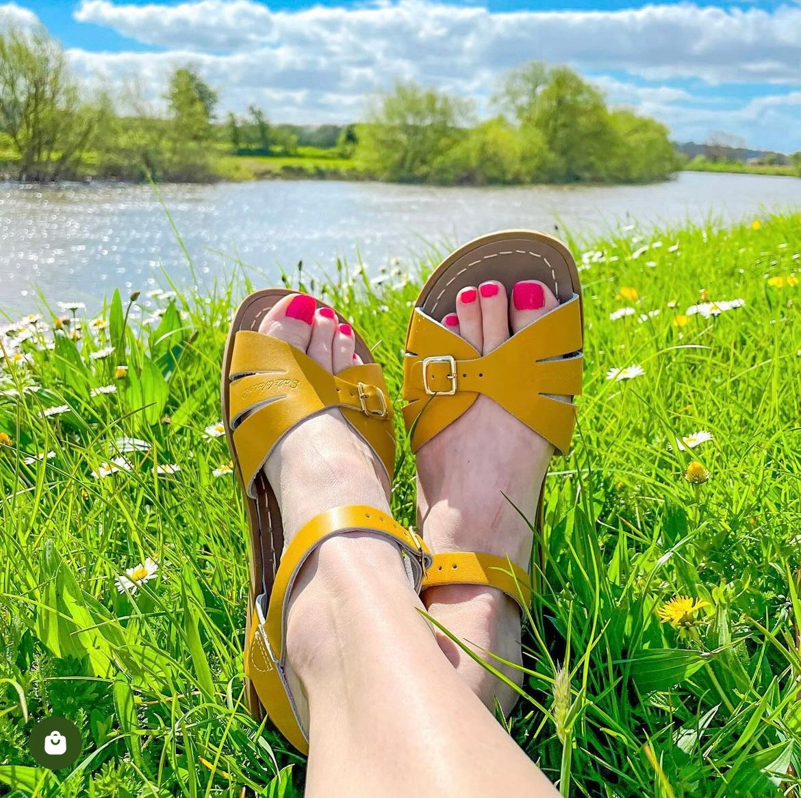 Classic Mustard Womens Sandal - Salt-Water Sandals EU