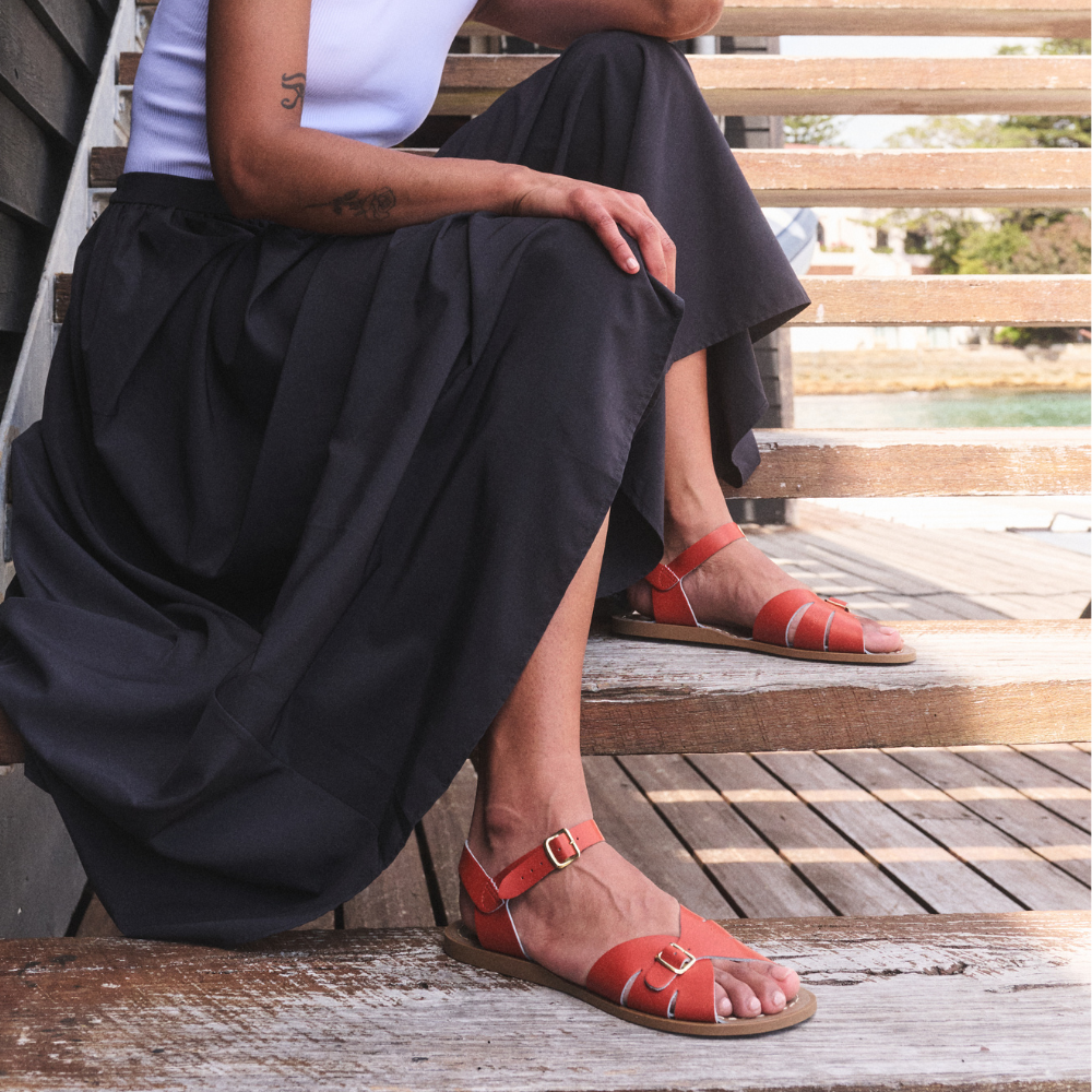 Classic Paprika Womens Sandal - Salt-Water Sandals EU
