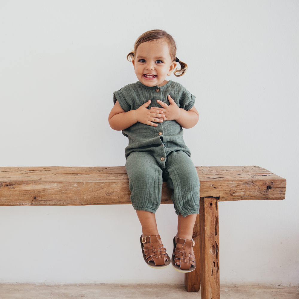 Sandales enfants tan Sailor - Salt-Water Sandals EU