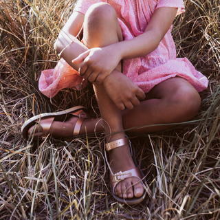 Surfer Rose Gold Kids Sandal - Kids Child Sandals - Salt-Water Sandals EU