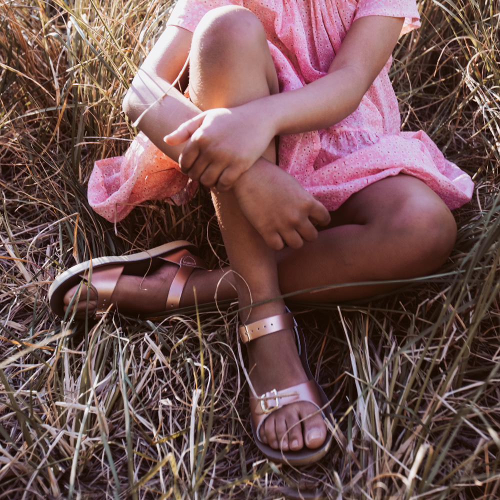 Surfer Rose Gold Kids Sandal - Salt-Water Sandals EU