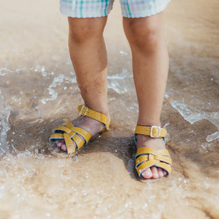 Original Senfgelbe Kindersandalen - Kindersandalen Mit Vulkanisierter Sohle - Salt-Water Sandals EU